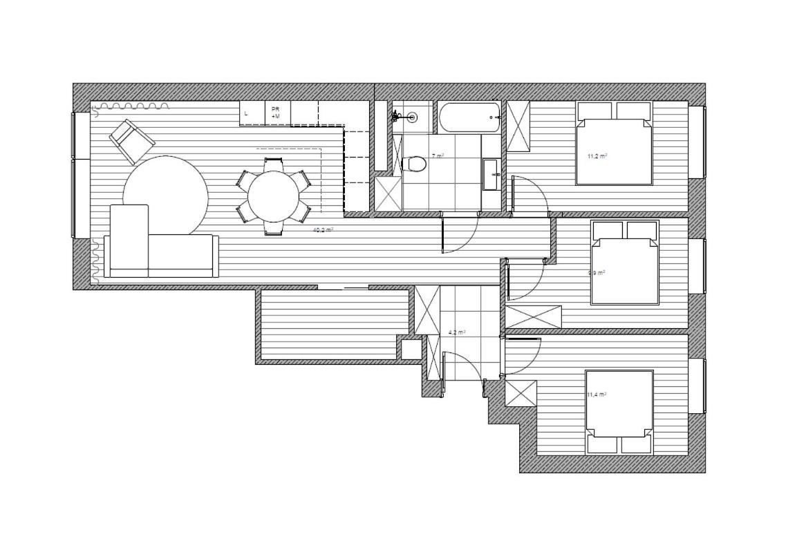 Przestronny Apartament Premium Letnica Gdansk Bagian luar foto